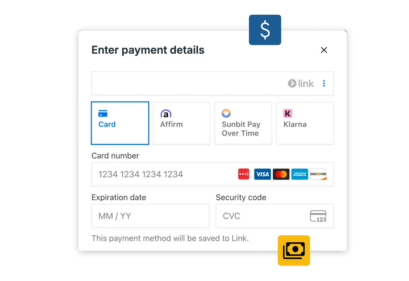 Customer payment options through Tekmetric.