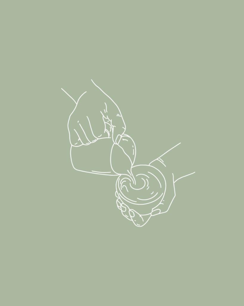 Heaven Kaffee-Illustration
