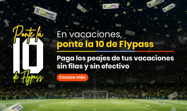 En vacaciones, ponte la 10 de Flypass