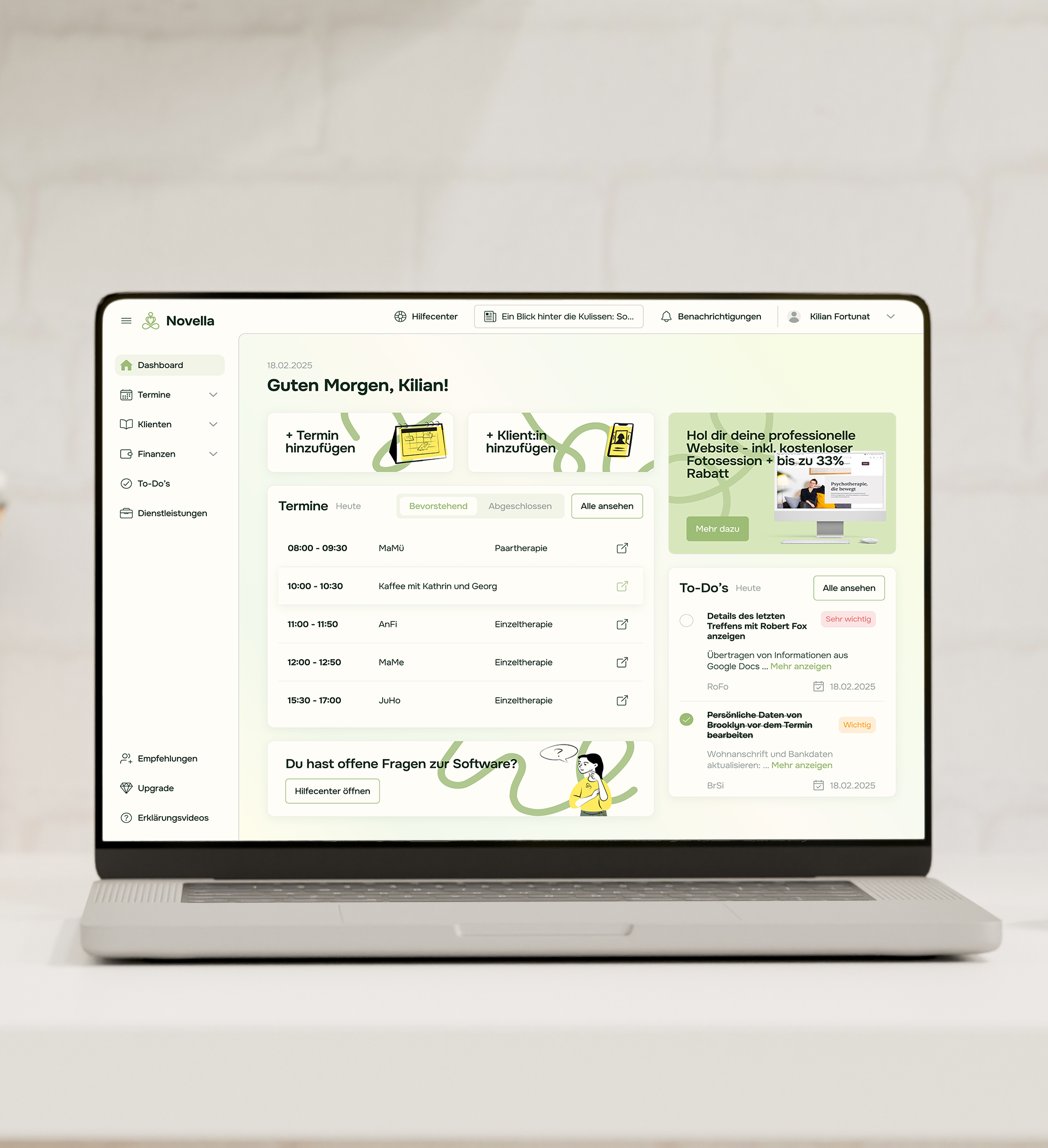 Großes Update: Verbesserte erste Version mit kompletter Abrechnung
