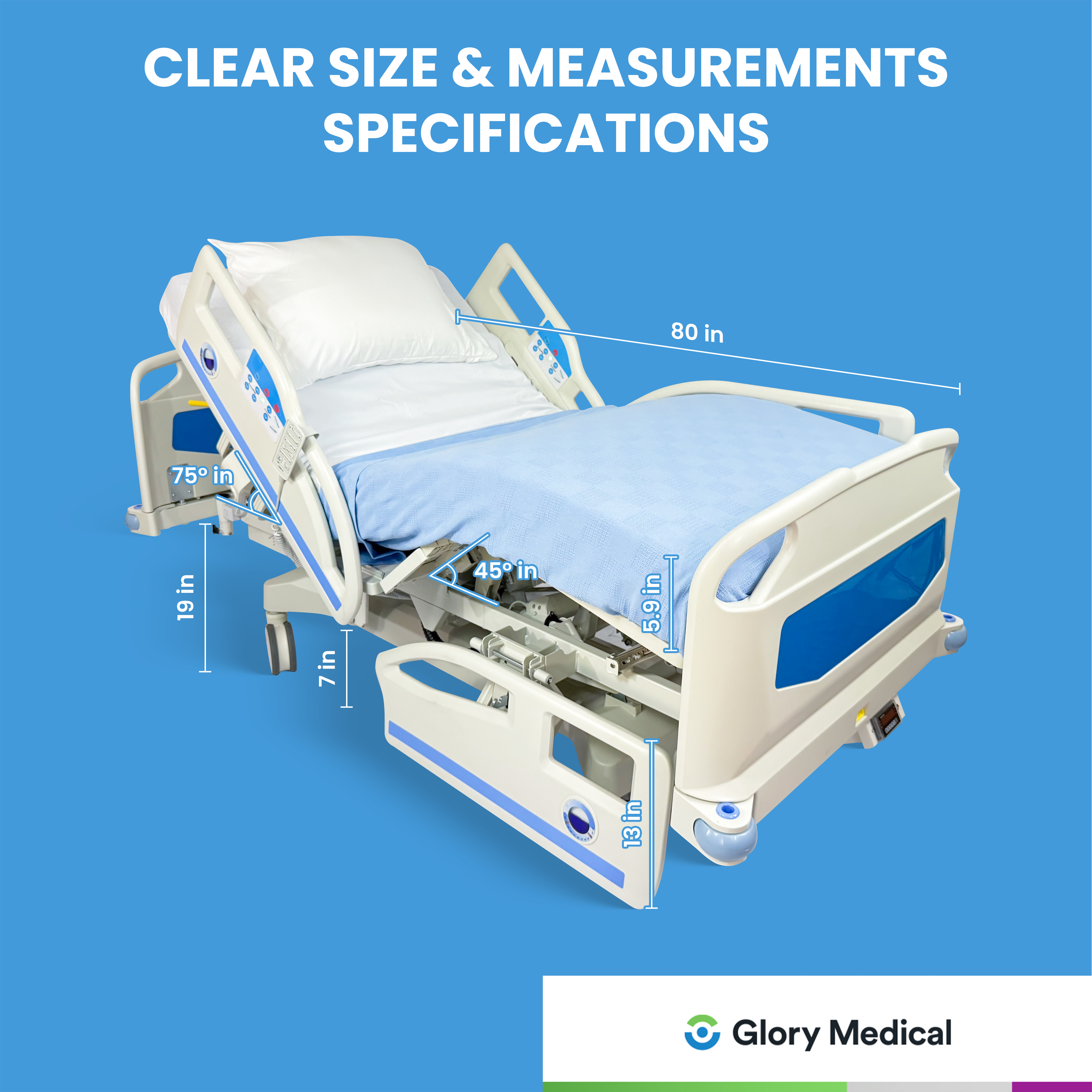 PAM 7 Full Electric Premium Hospital Bed