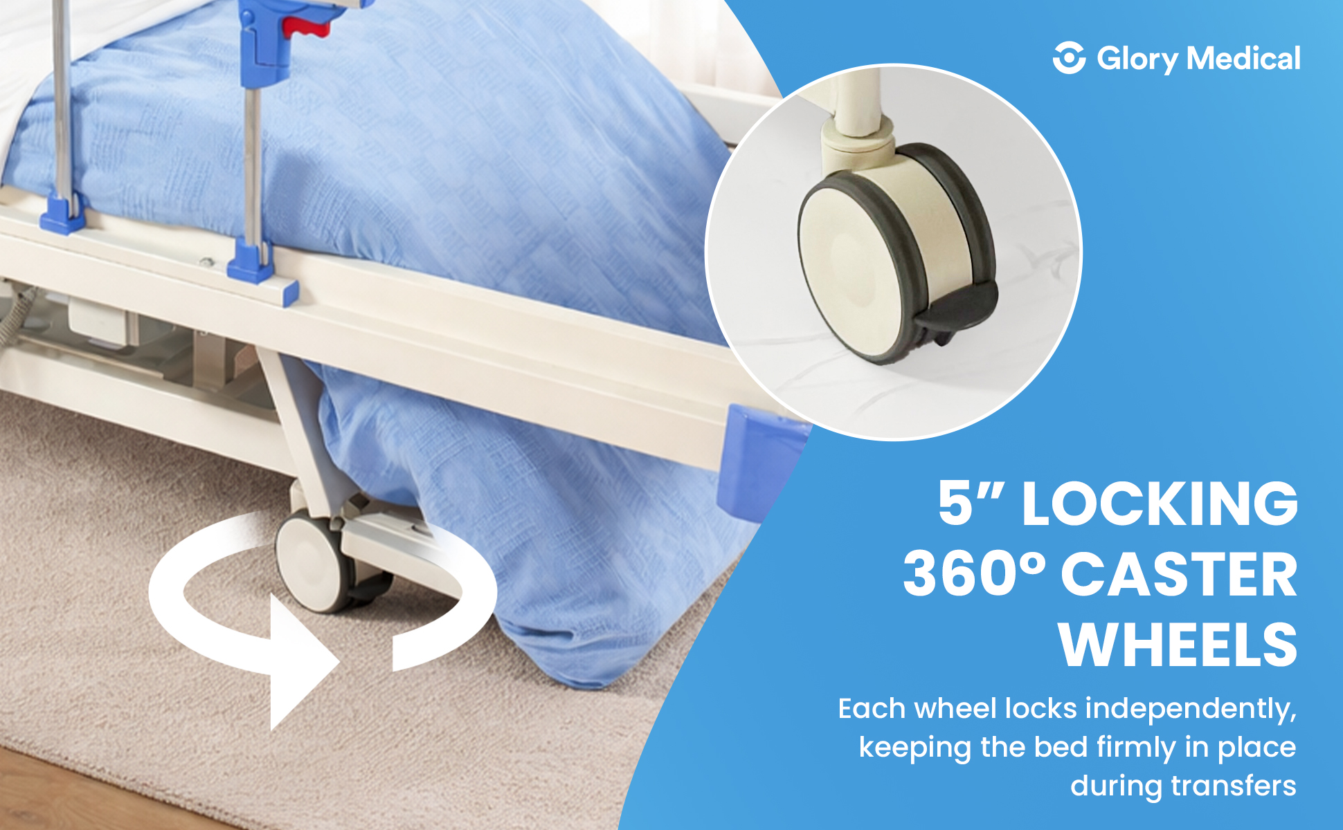 Glory Medical Full Electrical PAM 3C Full Electric Bed