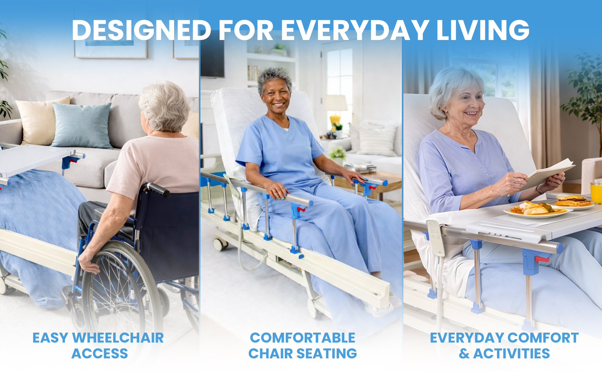 Glory Medical Full Electrical PAM 3C Full Electric Bed