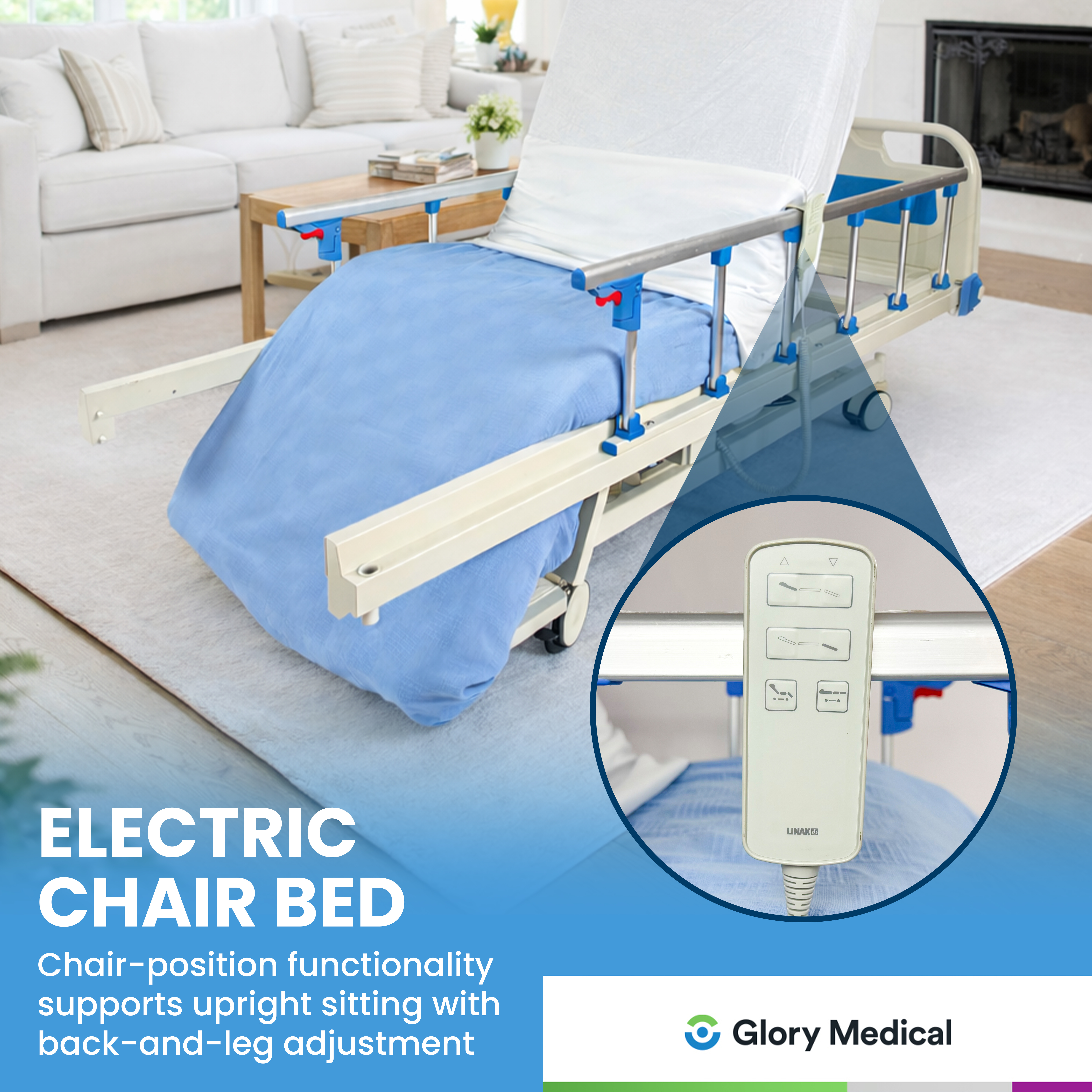 Glory Medical Full Electrical PAM 3C Full Electric Bed