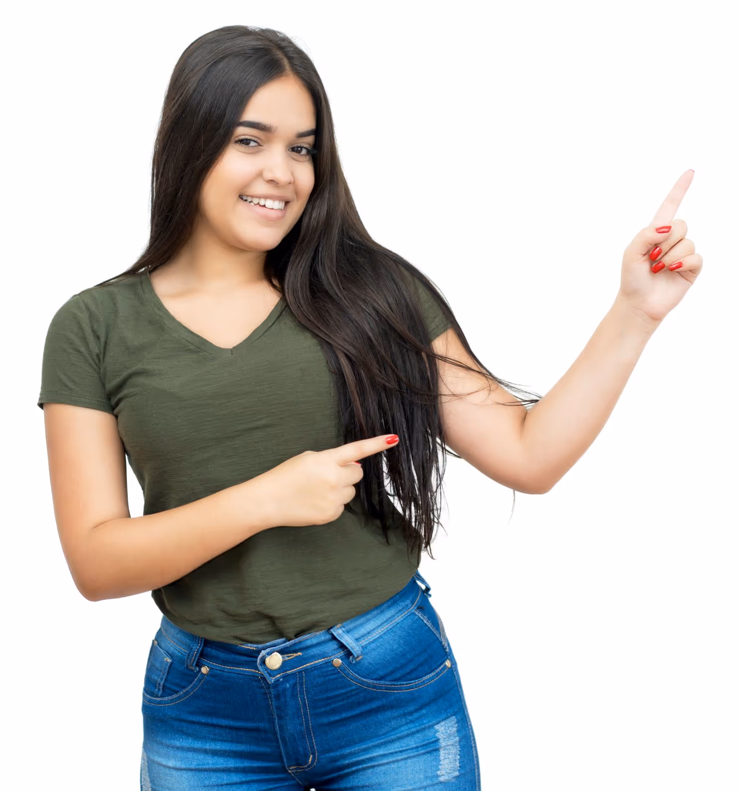 Young Woman pointing to the 4 pillars of Diehl Mortgage Training & Compliance