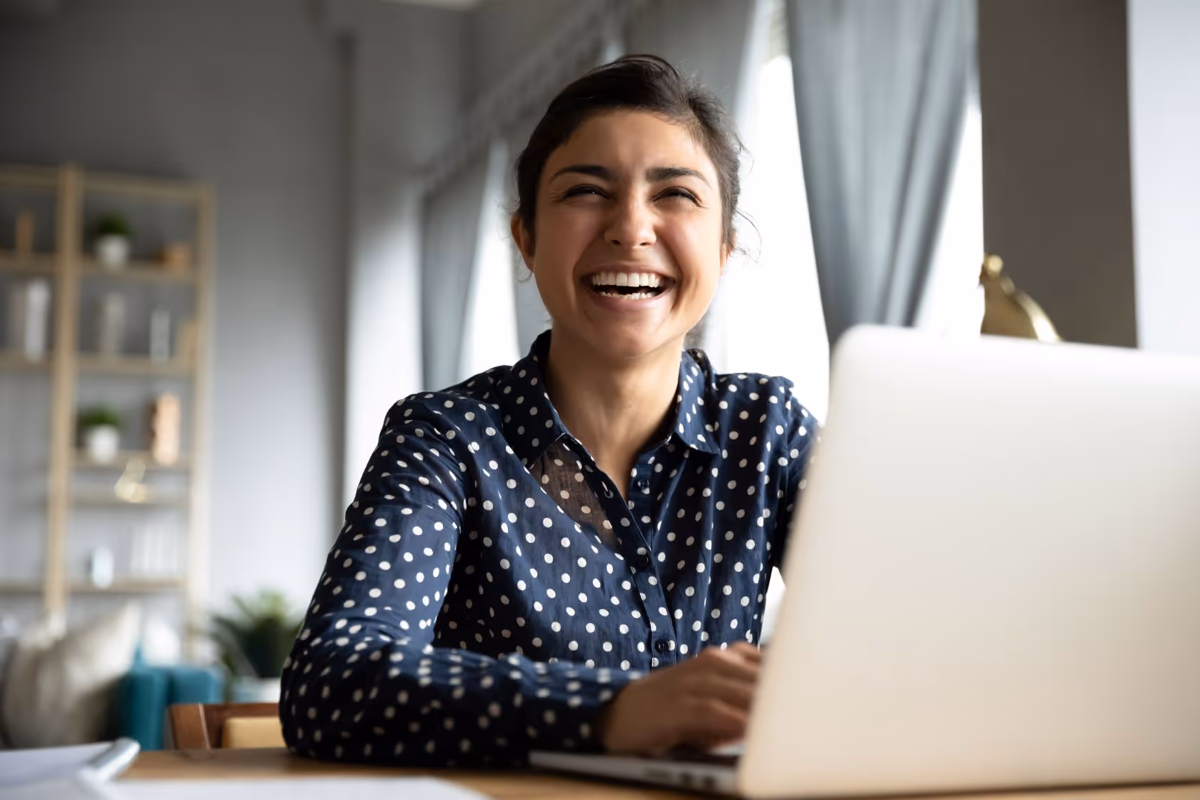 Woman smiling about Diehl Mortgage Training & Compliance's great CE courses