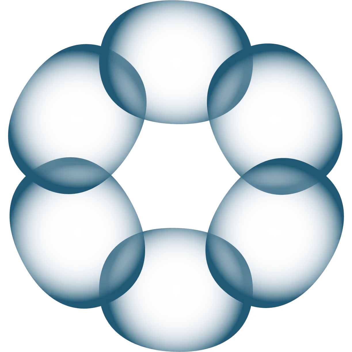 Kiro graphic: a rosette of lenses for financial clarity.
