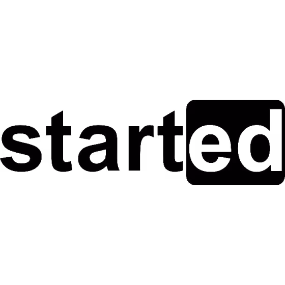 Logo of Started.
