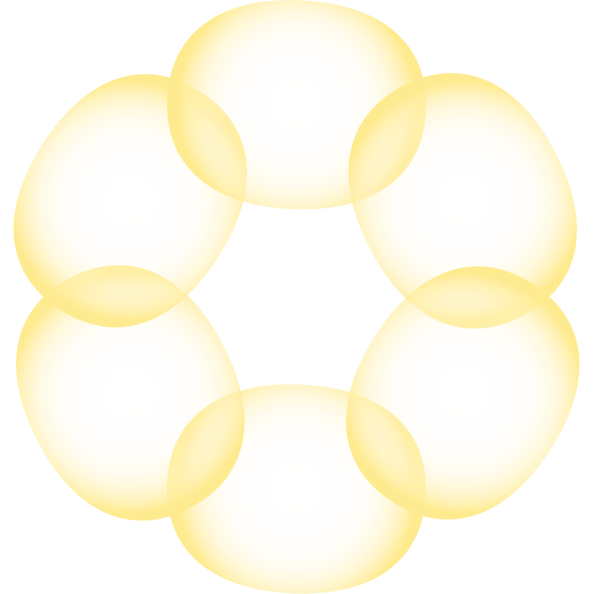 Kiro graphic: a yellow rosette of lenses for financial clarity.