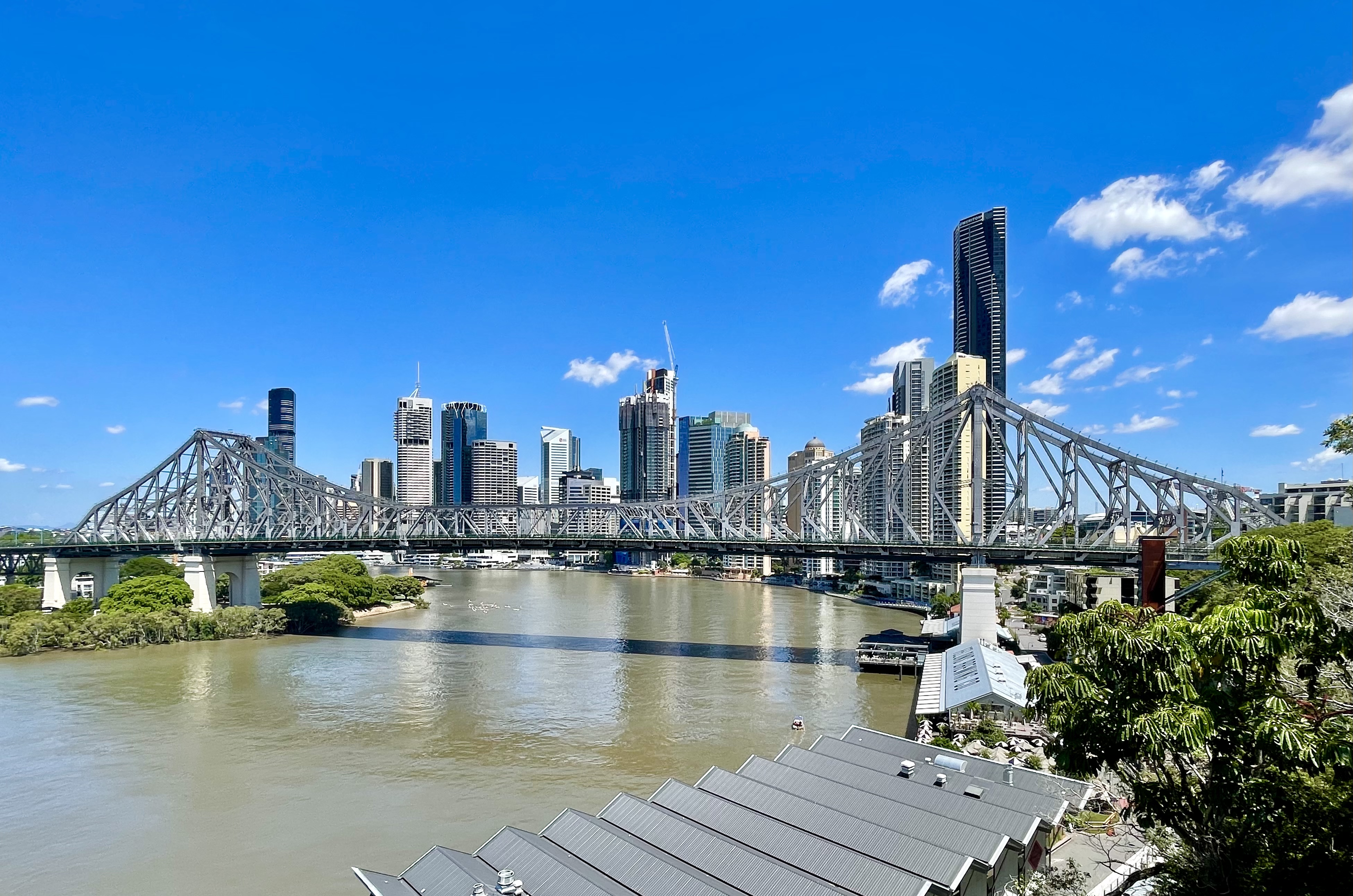 Brisbane CBD skyline from the Story Bridge