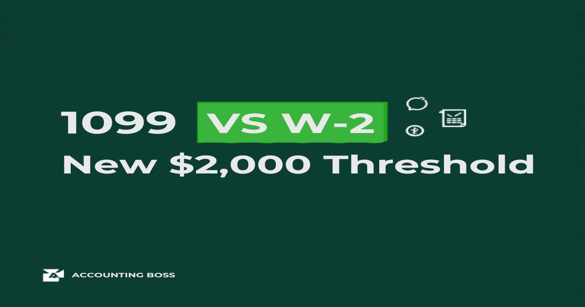 1099 vs W-2 in 2026: Florida's New $2,000 Threshold Guide