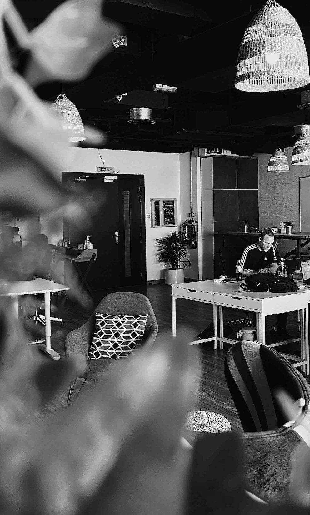 Brand workshop stock image showing work, focus, and studio vibes