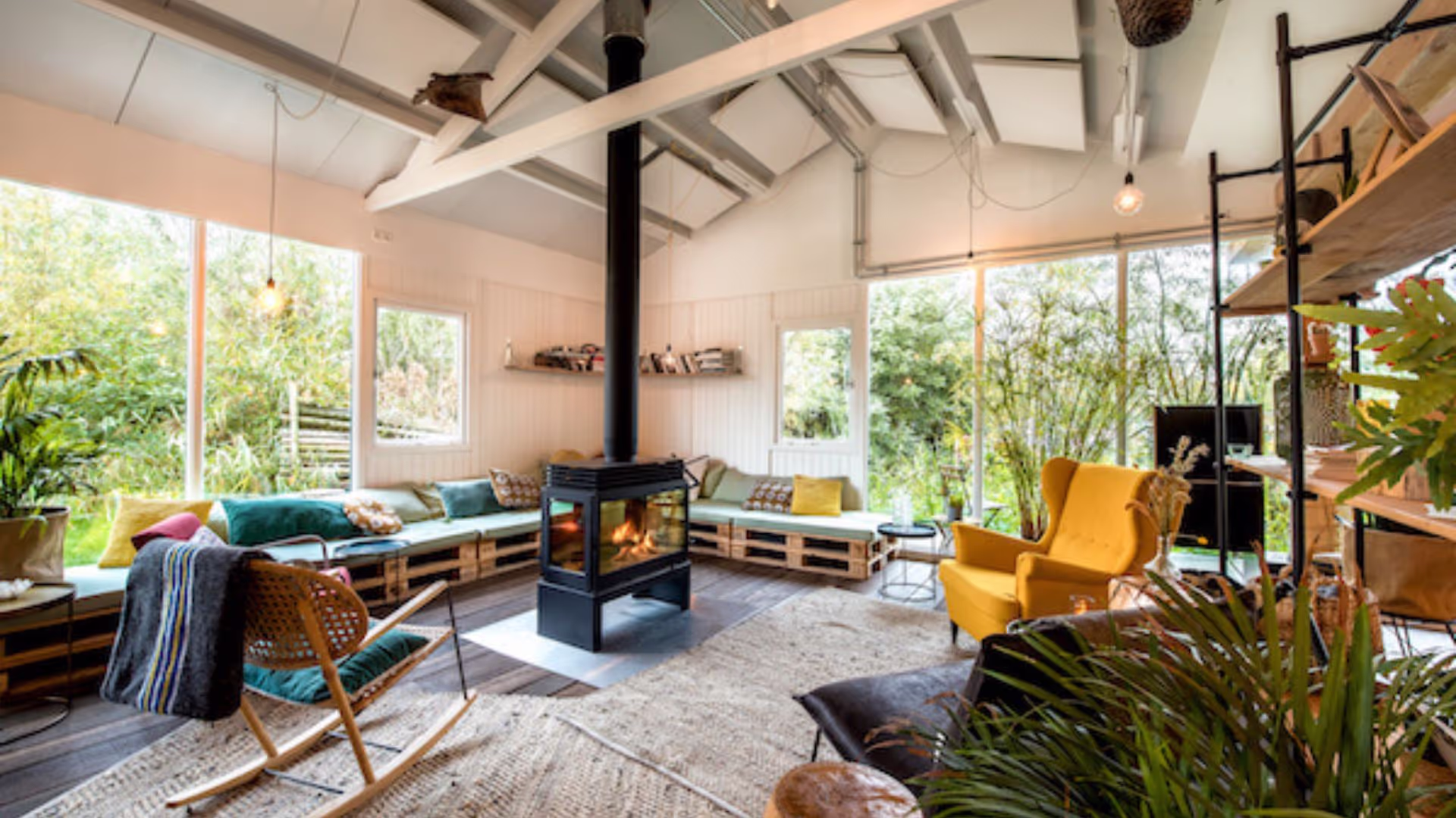 Foto van knusse zit-hoek in de Huiskamer