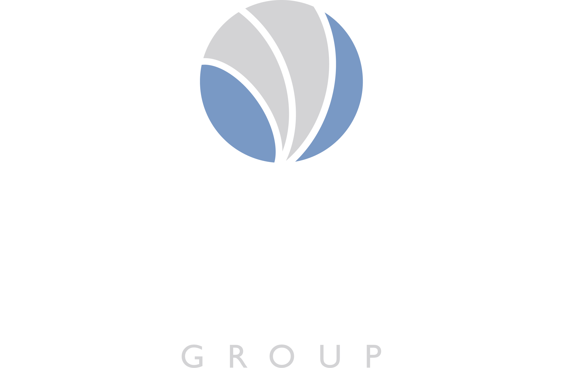 Finova Group logo with stylized globe design in blue and gray above the word 'FINOVA' in large white letters and 'GROUP' in smaller gray letters beneath.
