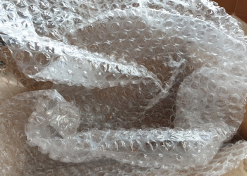 Remove bubble wrap