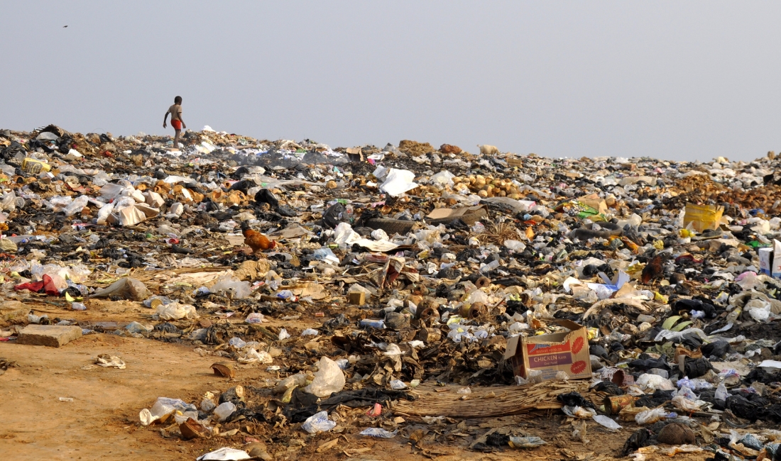 Ghana's clothing beach waste