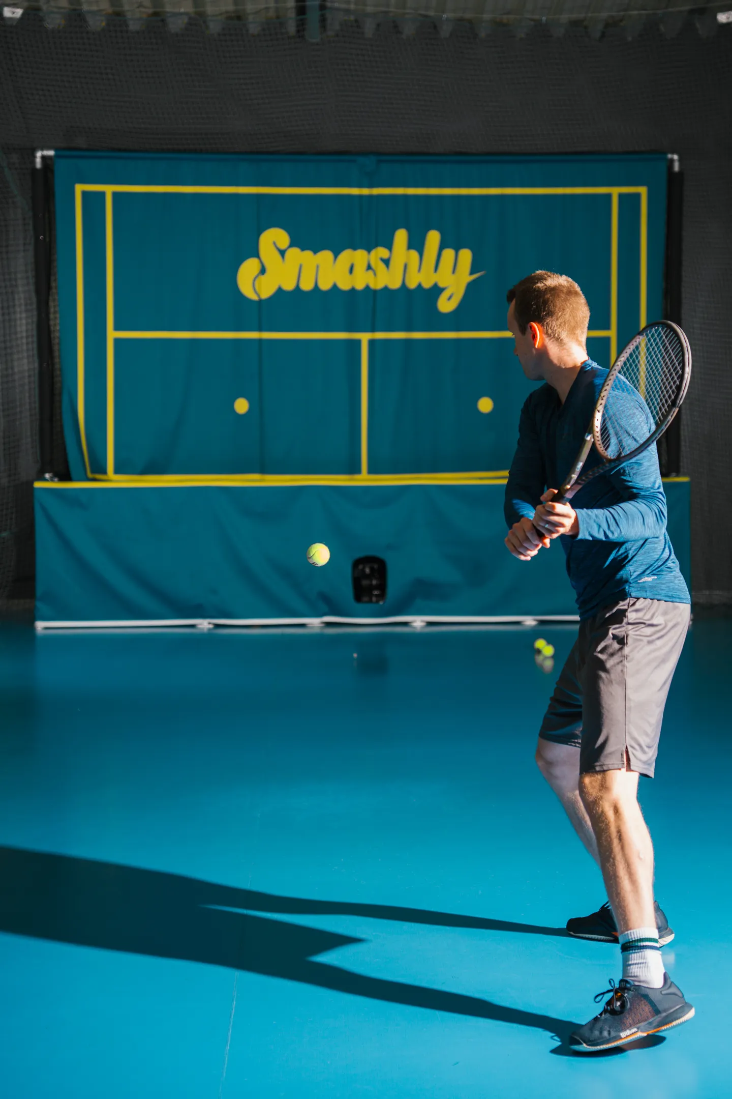Smashly pallotykkiseinä ja pelaaja