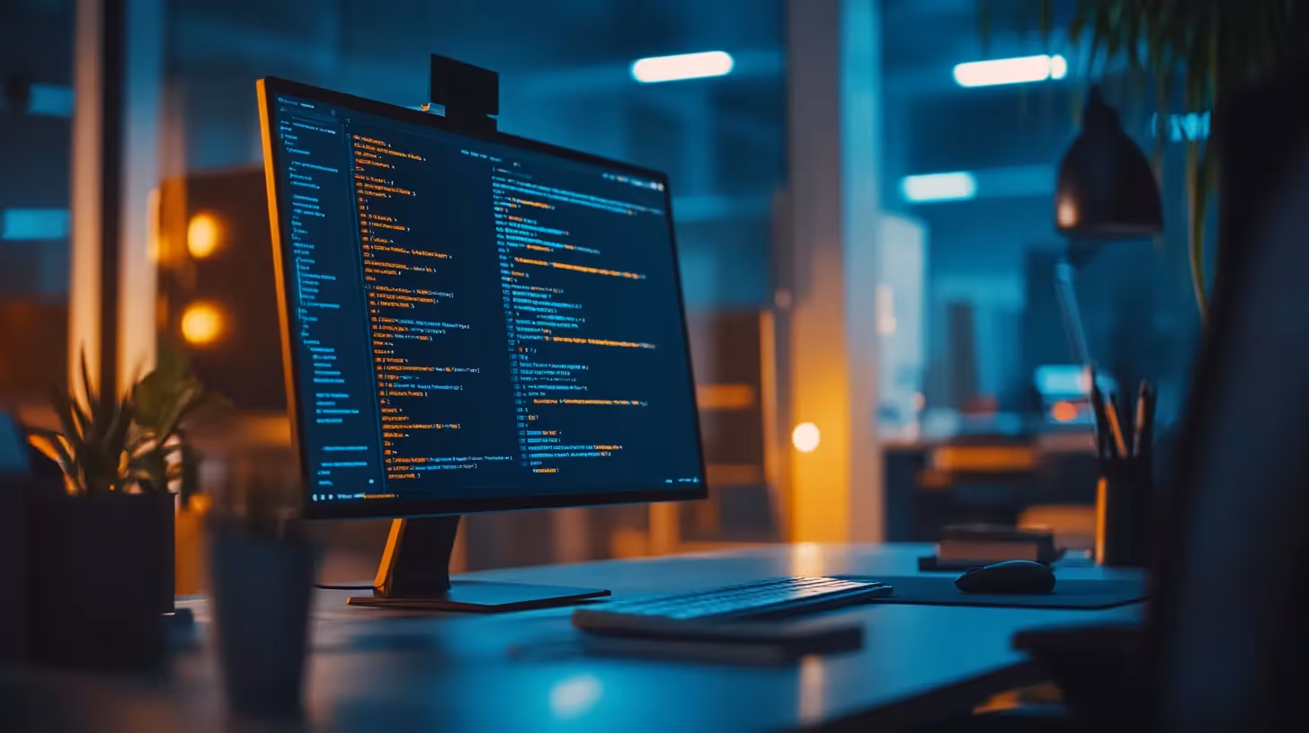 Écran d'ordinateur avec contenu SEO