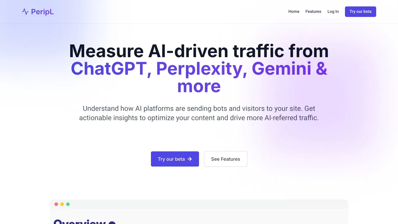 Site web logiciel de Peripl
