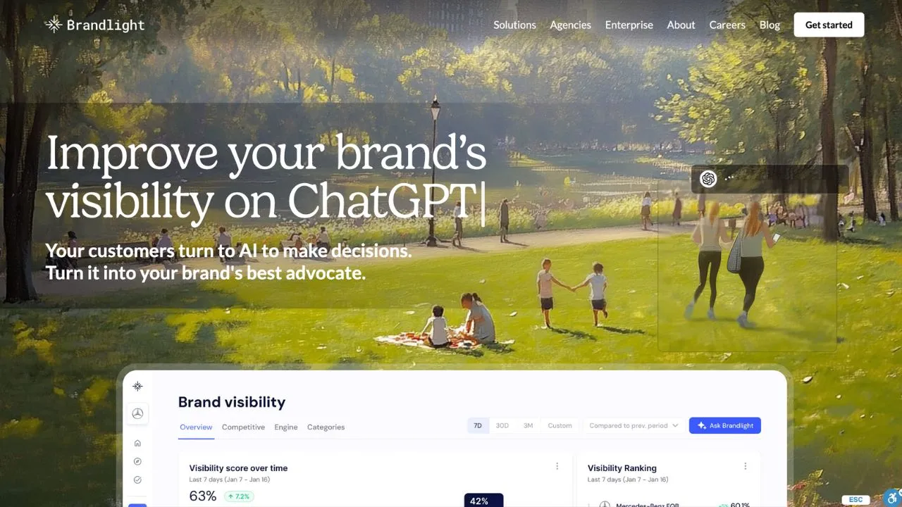 Brandlight.ai logiciel mention tracking AI