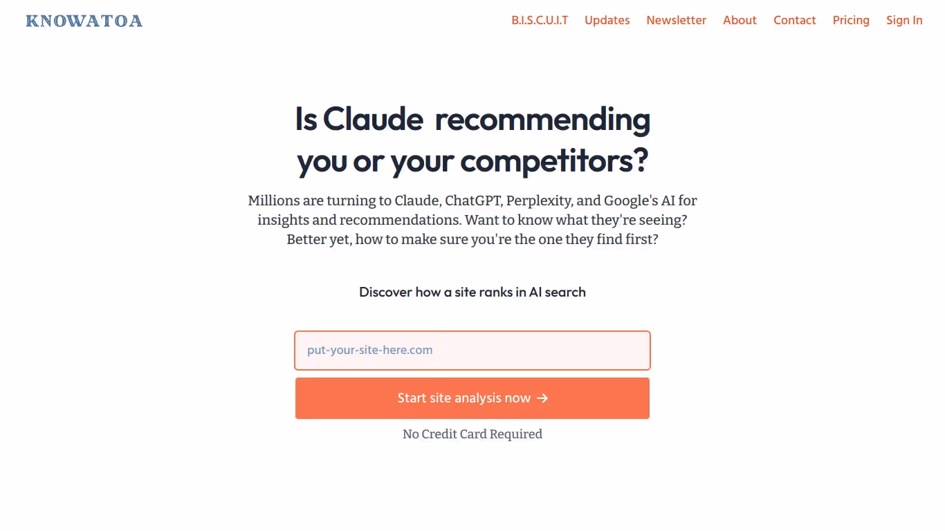 Knowatoa software website