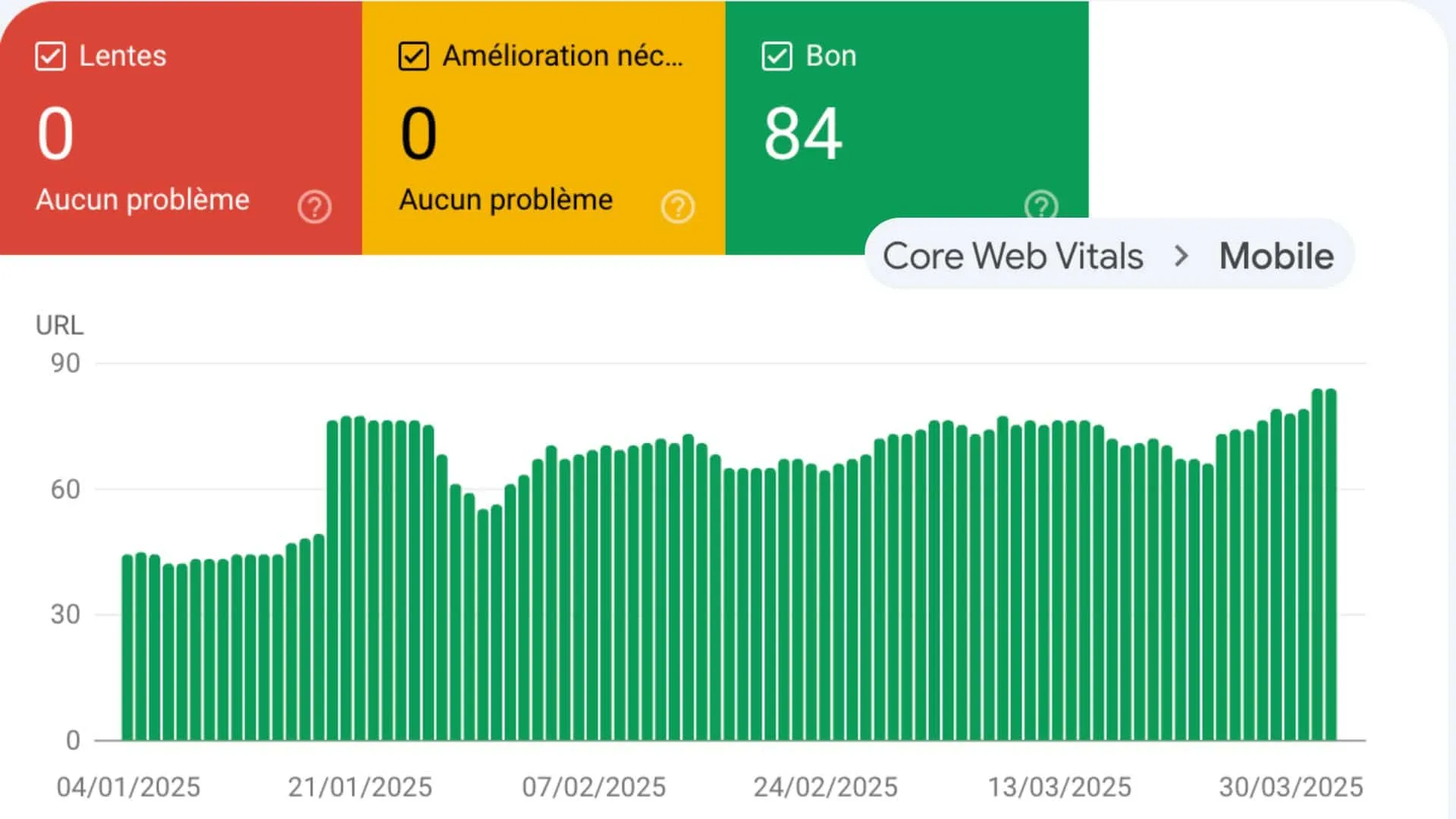 Computer performance before SEO optimization