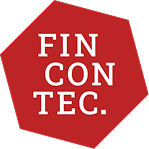 Red polygon with stacked white text reading FINCONTEC.