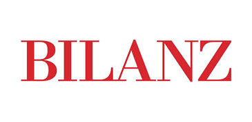 BILANZ text logo in gray uppercase serif font on white background.