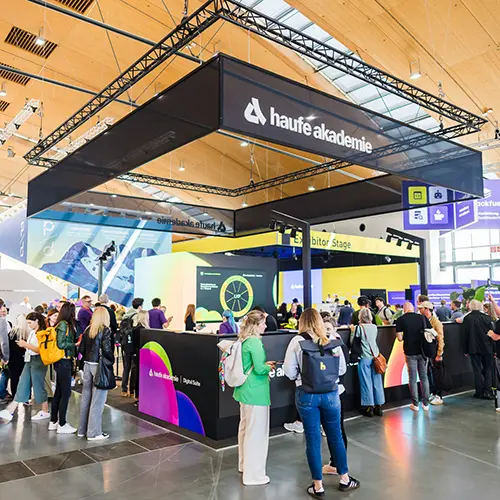 Messestand auf der Learntec
