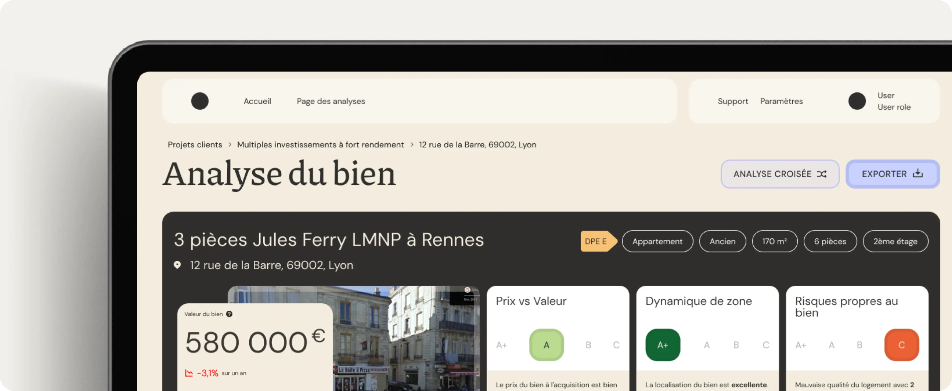 écrans designés par Lucie