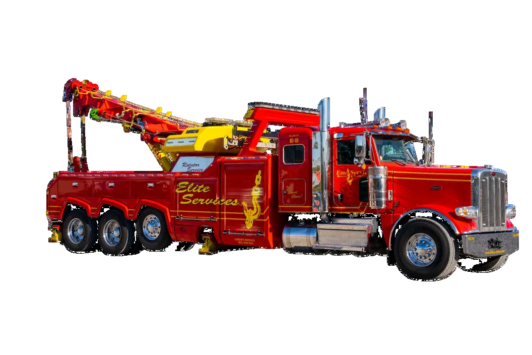 Rotator Tow Truck Front Side Profile