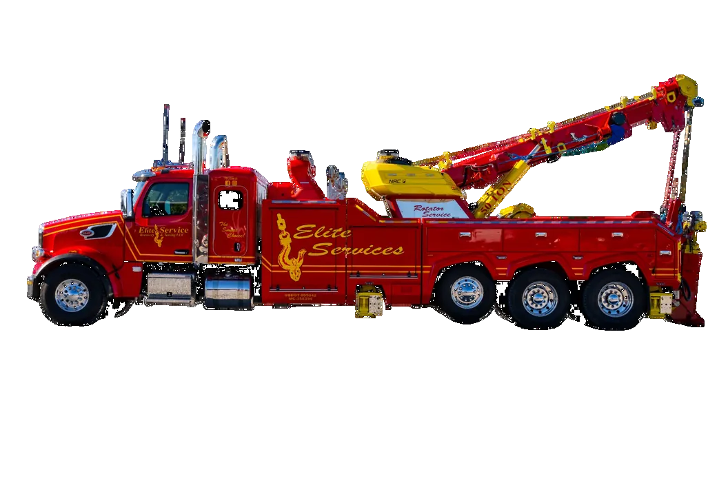 Long Wheelbase Rotator Wrecker Side Profile