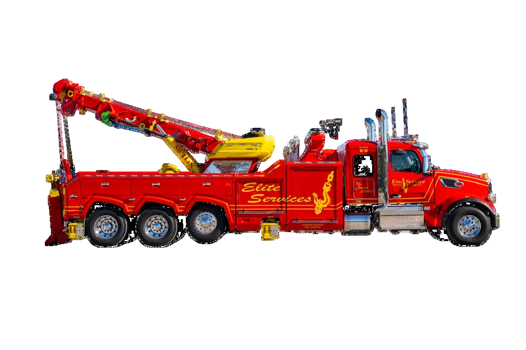 Heavy Rotator Wrecker Full Passenger Side