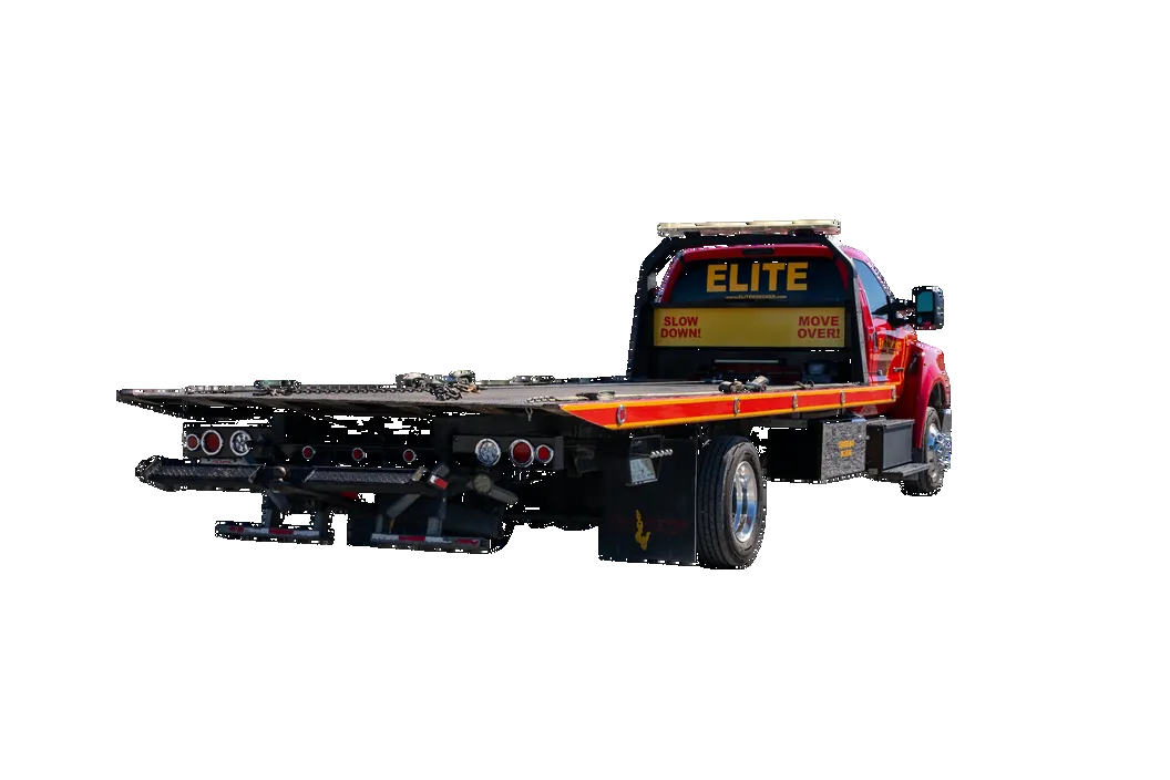 Red Tow Carrier From Rear Right