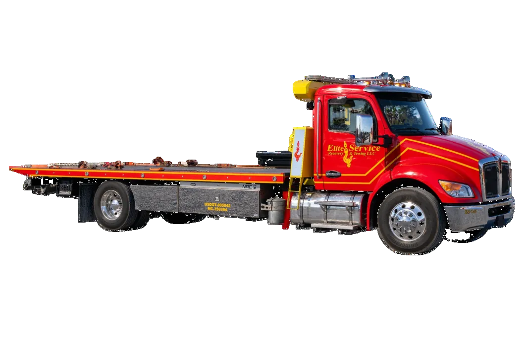 Flatbed Carrier Full Right Side View