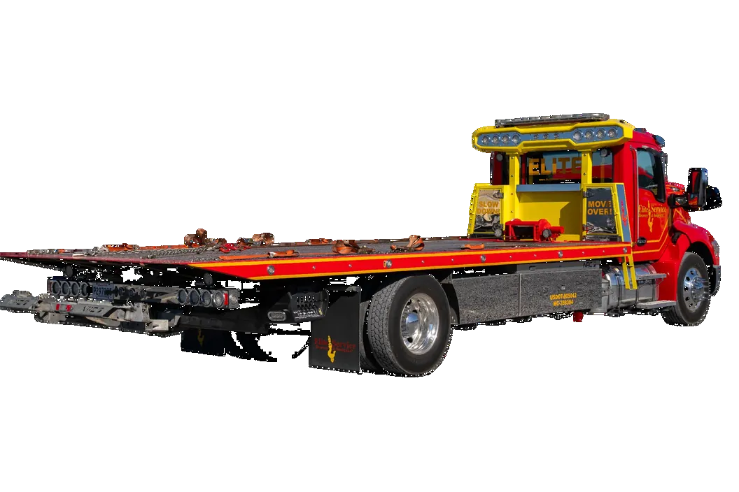 Recovery Carrier With Angled Rear Deck