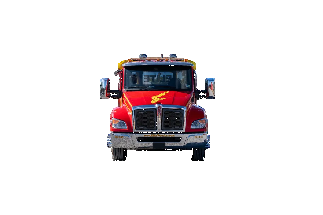 Rollback Recovery Truck Straight Front View