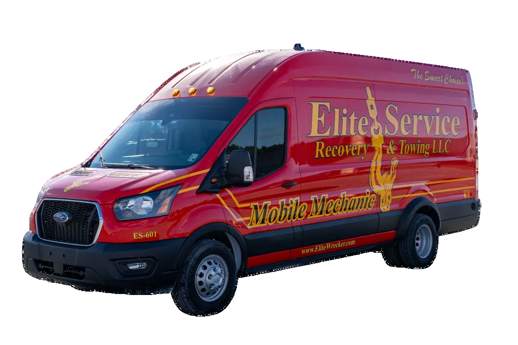 Mobile Mechanic Lettering On Service Van