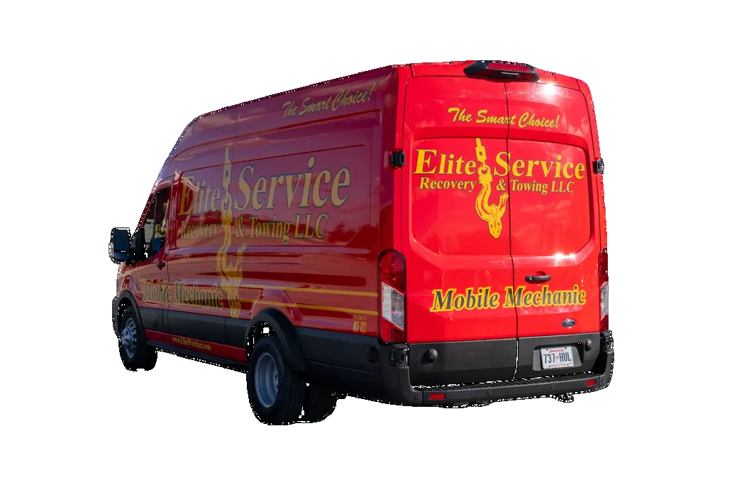 Mobile Repair Van From Rear Corner