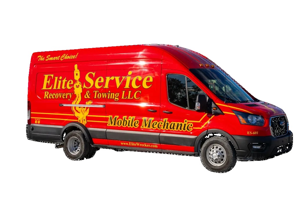 Mobile Service Van Front Side Perspective