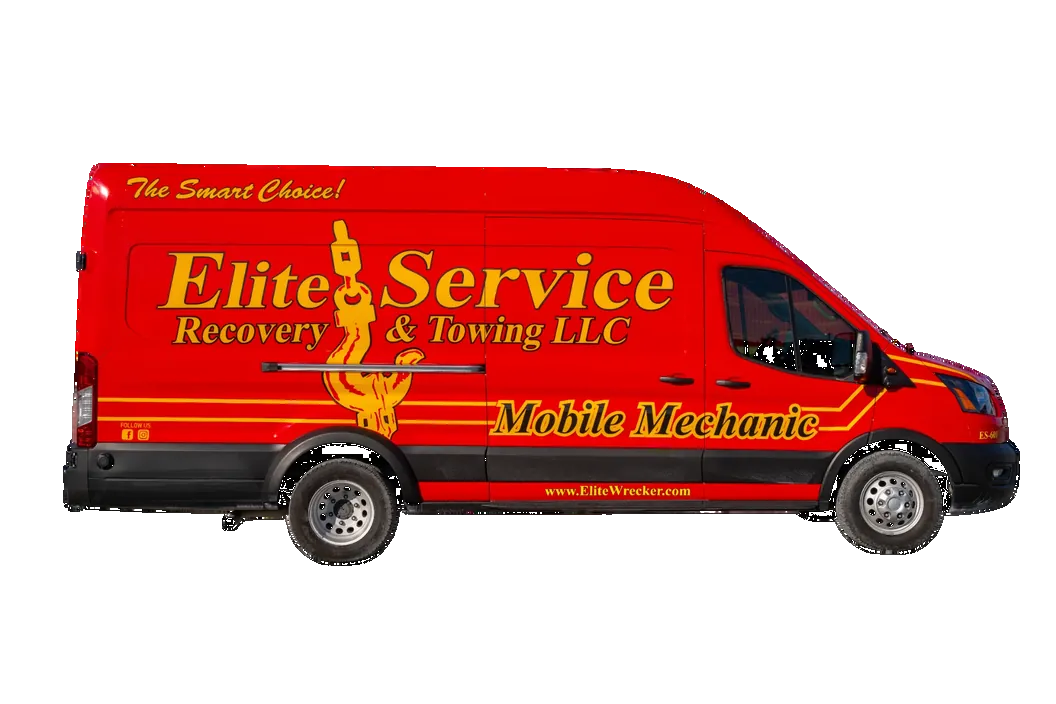 Branded Repair Van Driver Side Profile