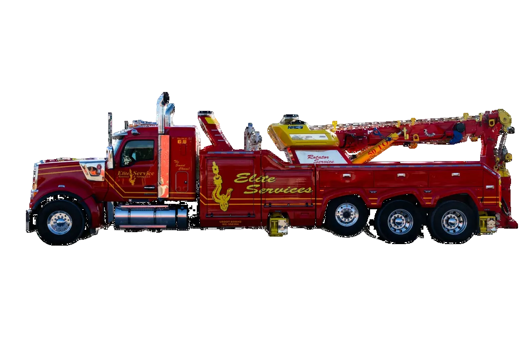 Heavy Wrecker Full Driver Side Profile