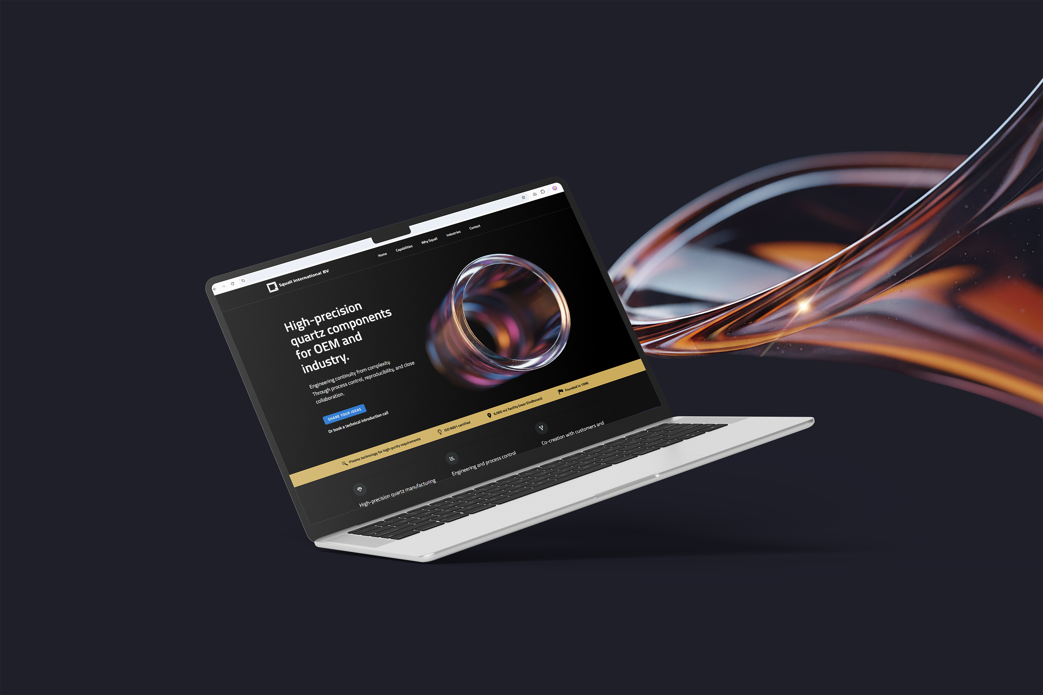 Webdesign Squall International door Brand Bazen
