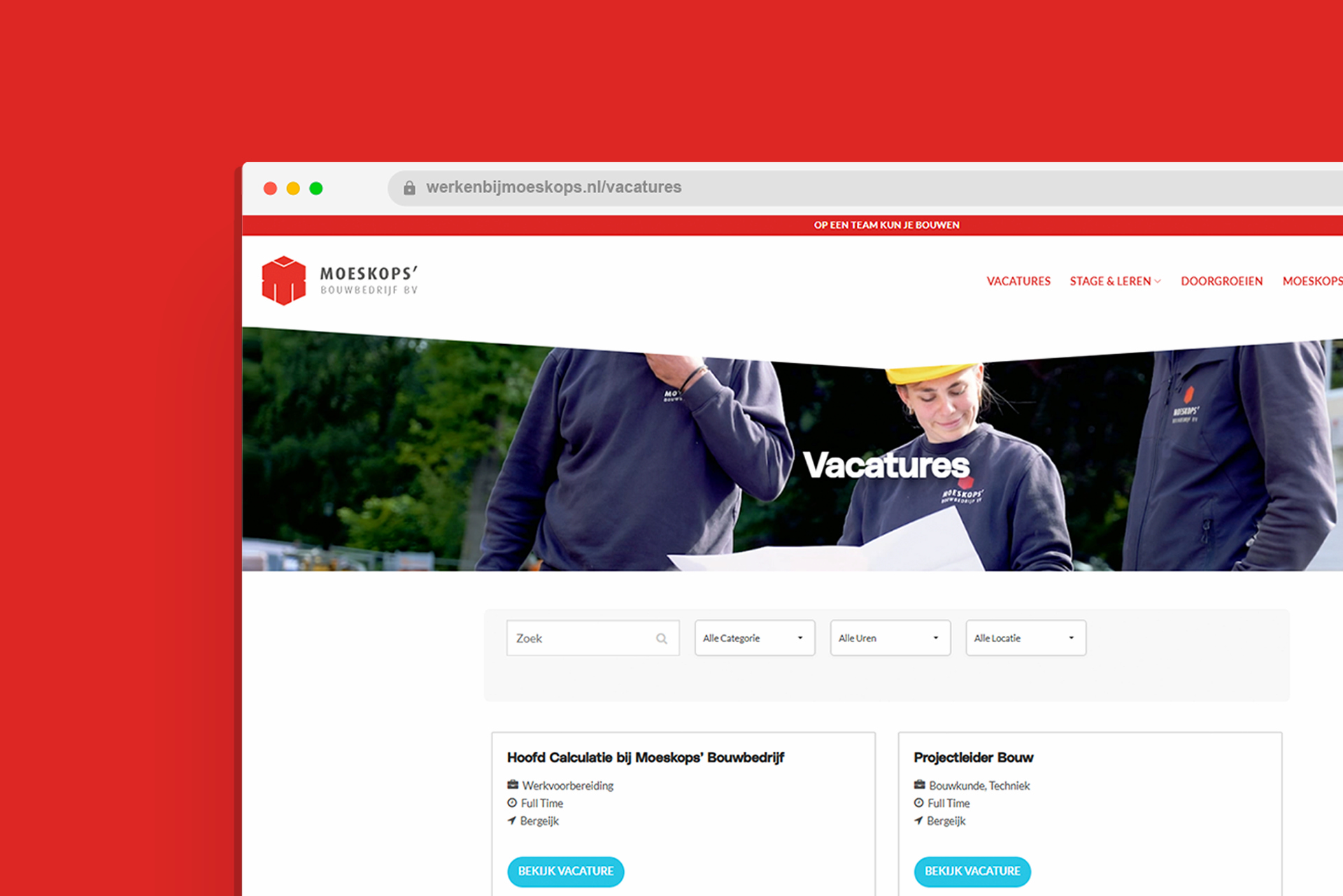 Werken bij Moeskops
