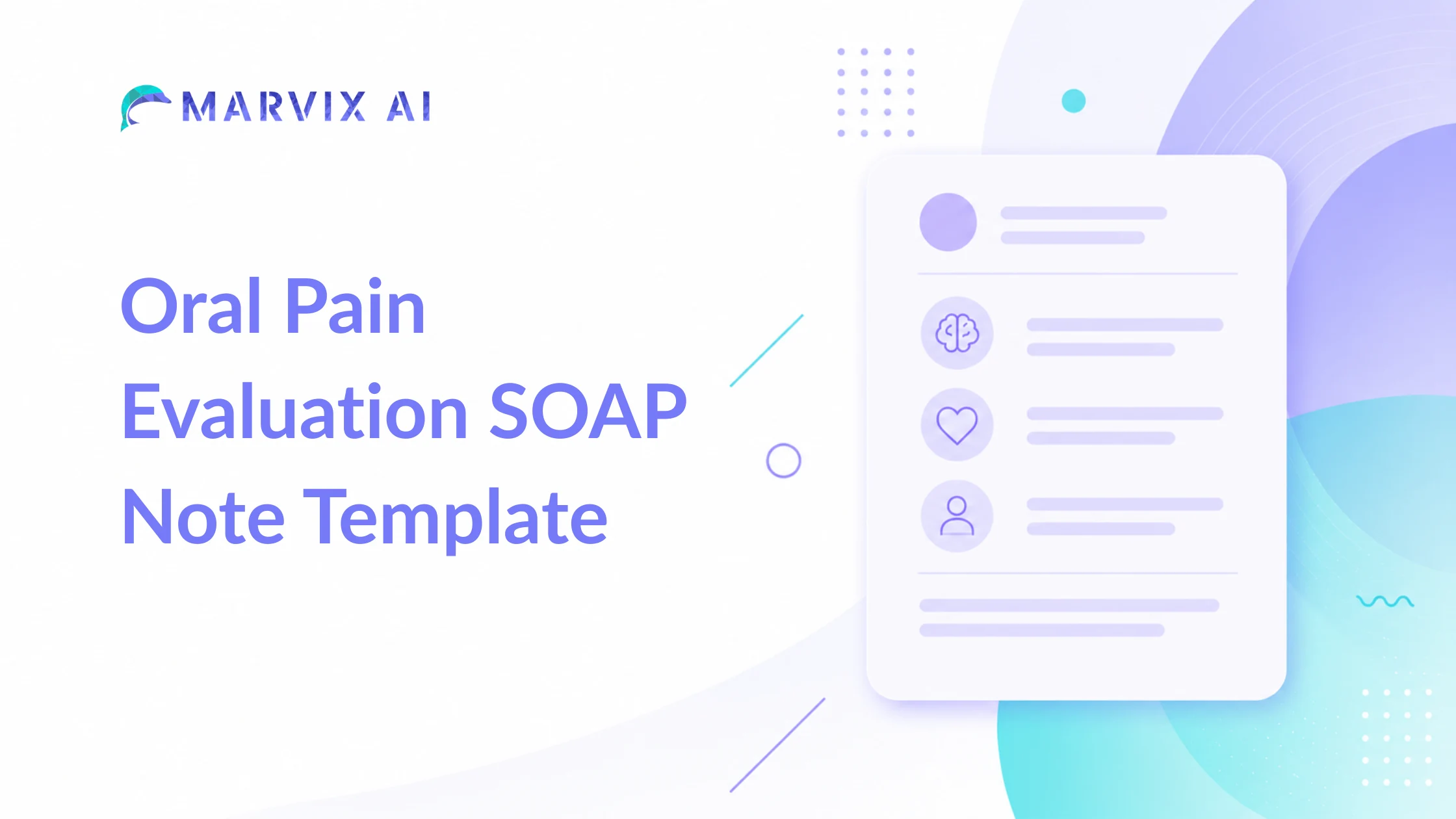 Free Oral Pain Evaluation SOAP Note Template + Example + Editable PDF