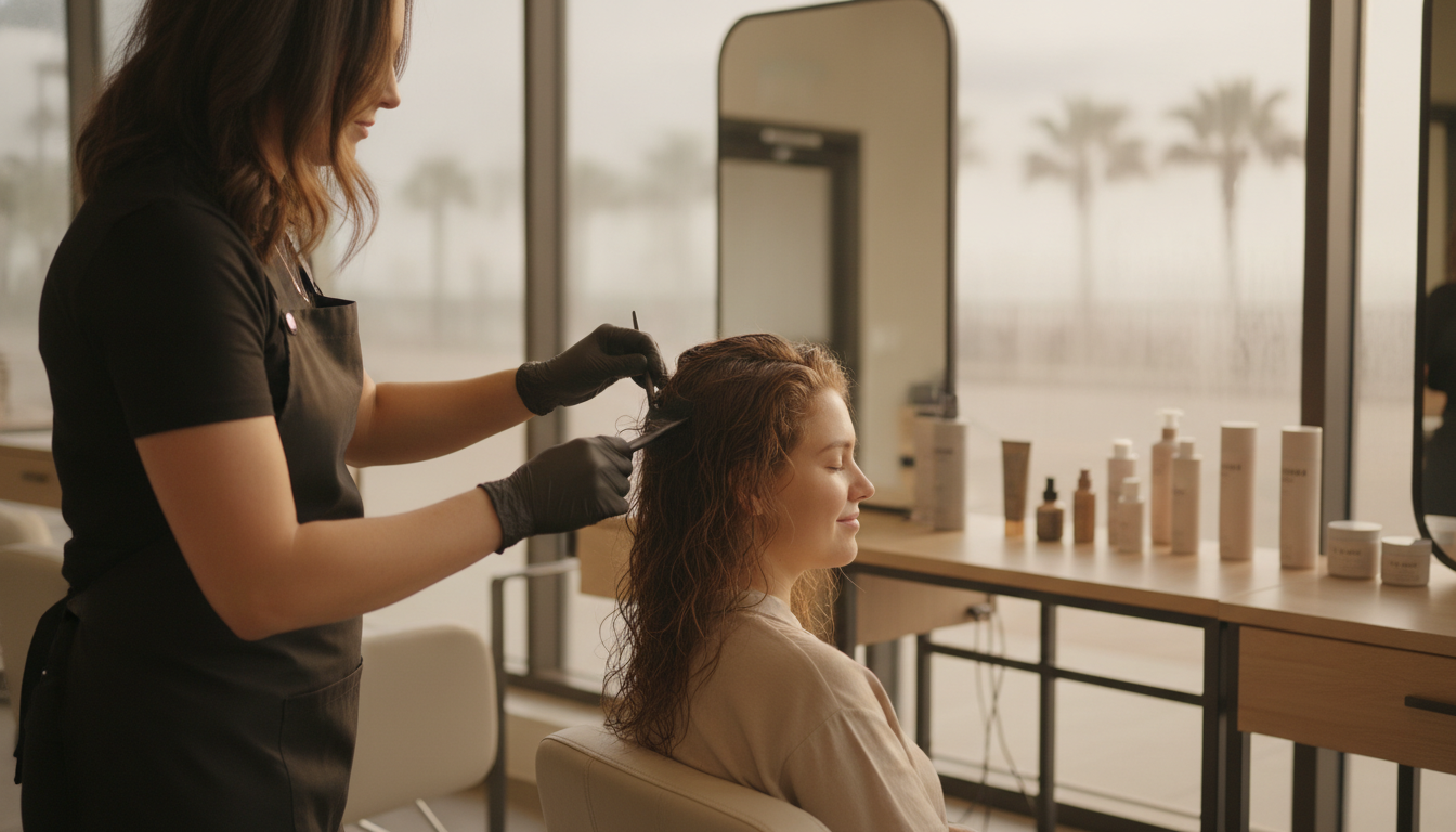 Smoothing Service for Humidity Frizz