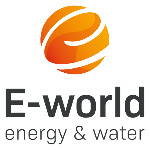 E-world logo