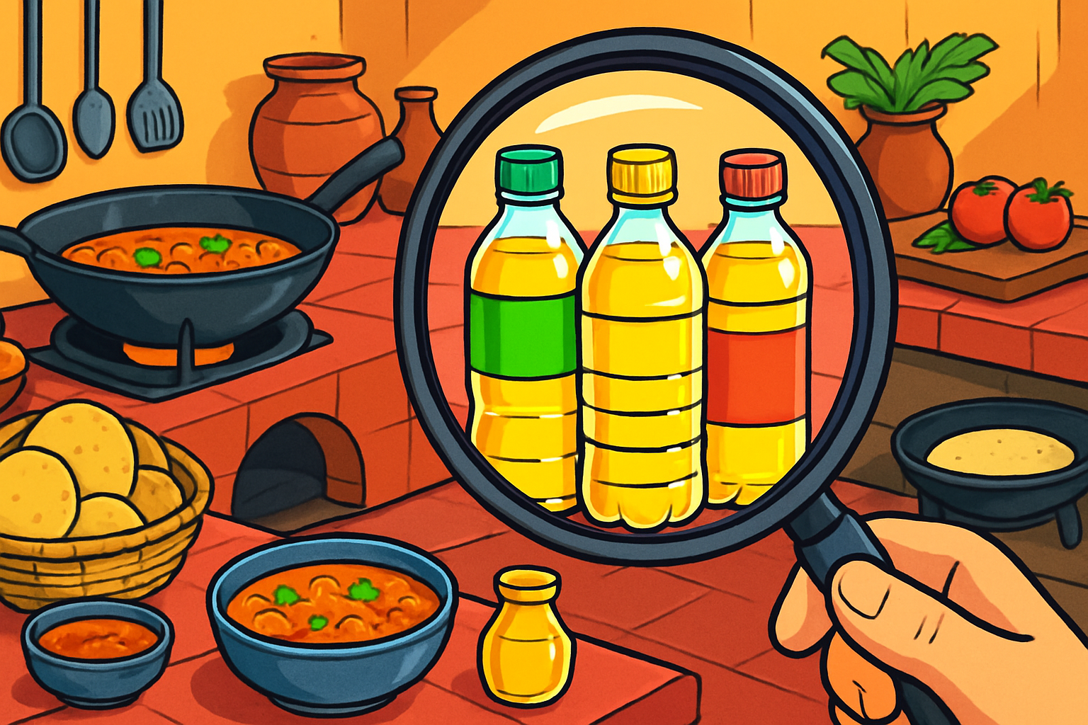 group of iPhone's showing different screens within the Seed Oil Scout app