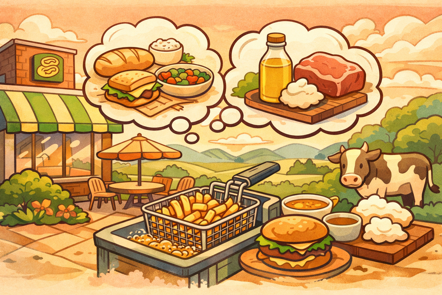 group of iPhone's showing different screens within the Seed Oil Scout app