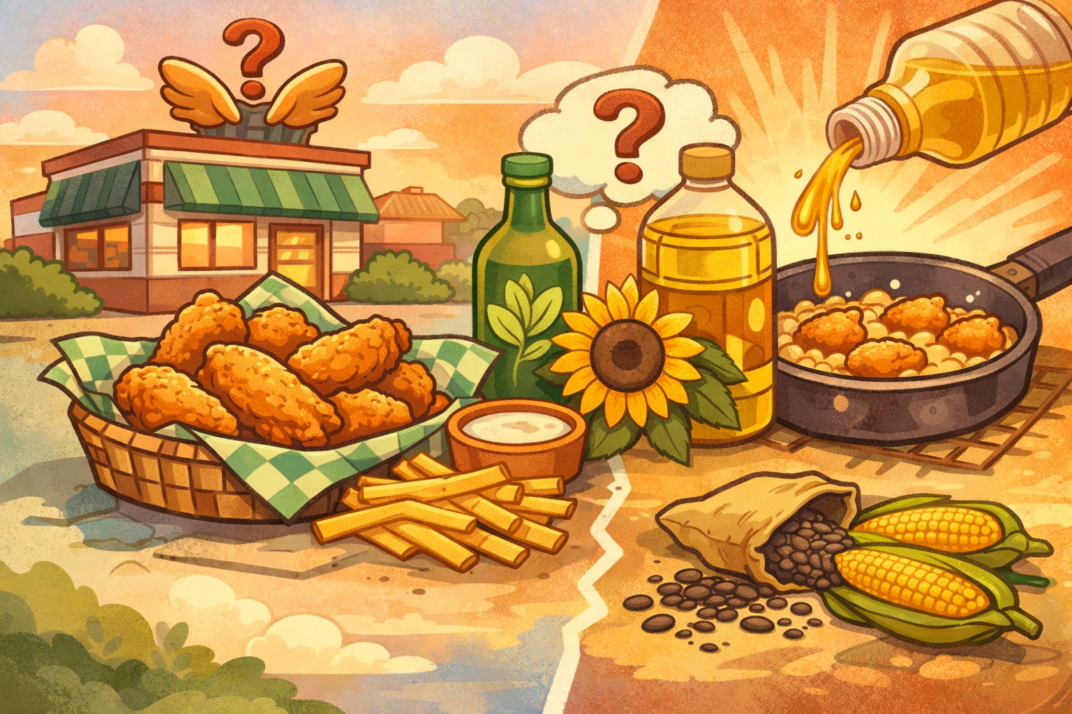 group of iPhone's showing different screens within the Seed Oil Scout app